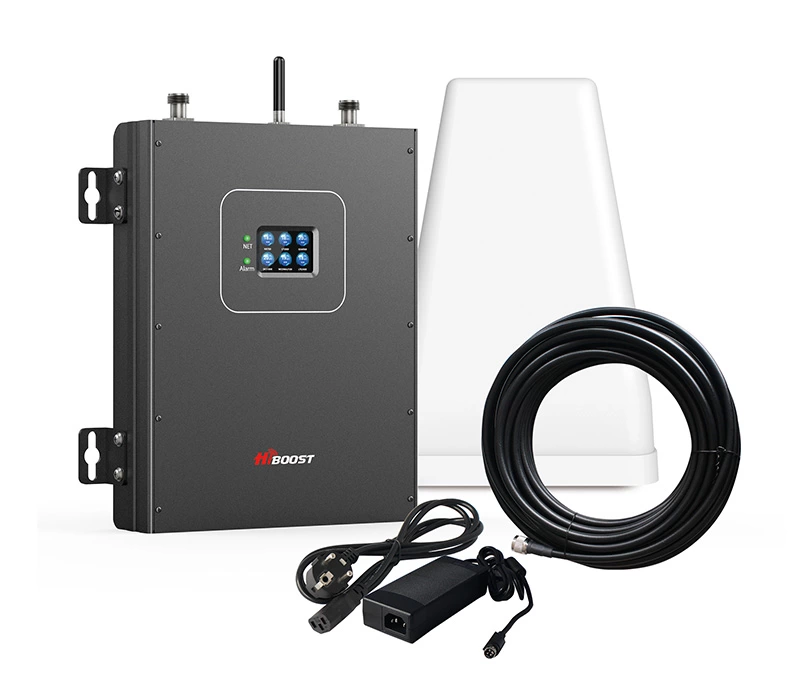 Amplificateur De Signal Mobile 2G/3G/4G/5G - Répéteur Universel 900/1800/2100 MHz, Couvre Jusqu'à 500 M²