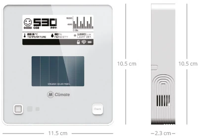 MClimate CO2 Display-schema1