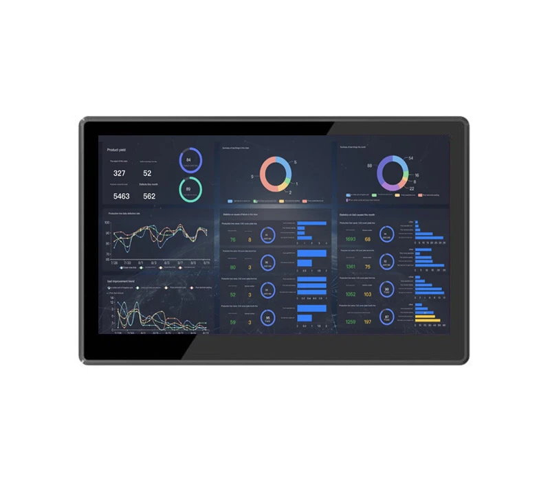 Tablette industrielle 15,6″ Full HD, 4G-LTE, Wi-Fi 5, Bluetooth LE 5.0, Ethernet Gigabit, RS232, IP65 | Épaisseur 55mm